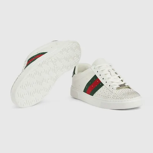 Ace Studded Trainers With Web