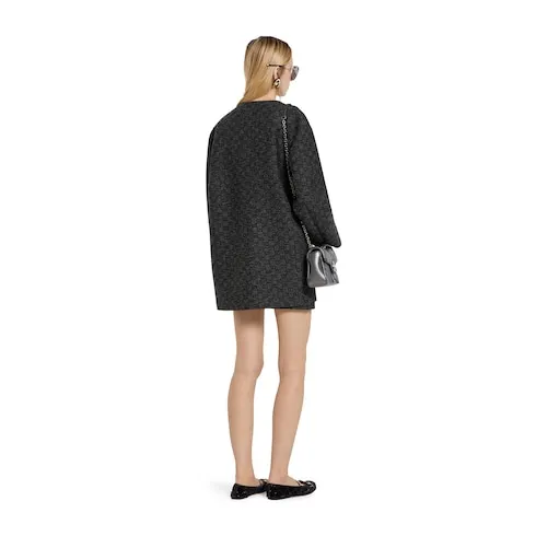 Gg Boutonné Wool Tweed Jacket