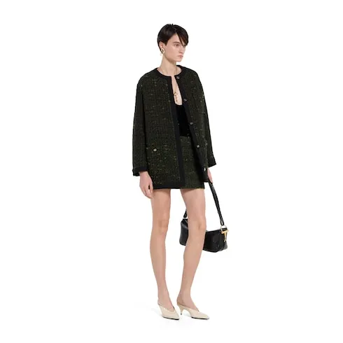 Wool Bouclé Skirt