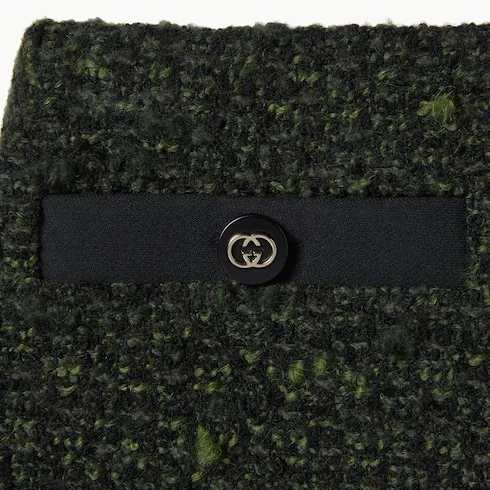Wool Bouclé Skirt