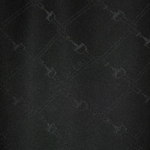 Horsebit Silk Jacquard Trousers