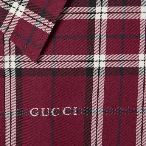 Tartan Cotton Jacquard Shirt