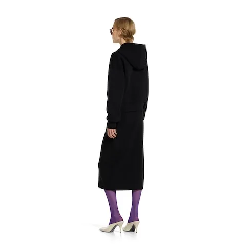 Wool CrÊPe Skirt With Gucci Detail