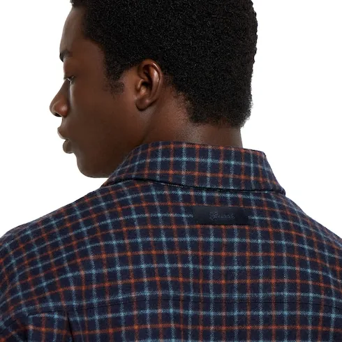 Brushed Check Wool Shirt