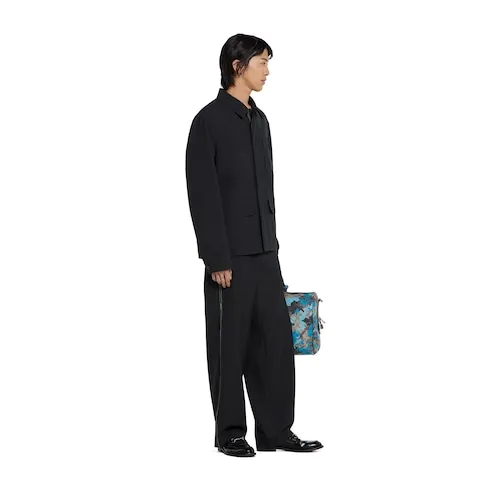 Wool Trousers With Gucci Selvedge Detail
