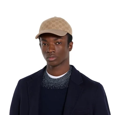 Gg Knit Fabric Baseball Hat