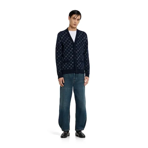 Cotton Denim Trousers With Web