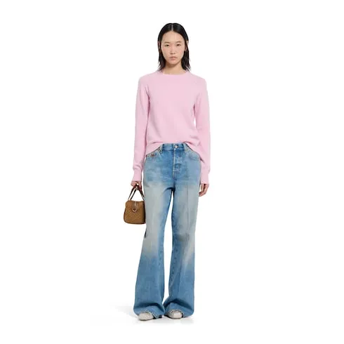 Wool Cashmere Jumper With Embroidery