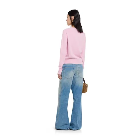 Wool Cashmere Jumper With Embroidery