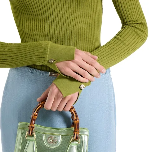 Rib Cashmere Silk Top