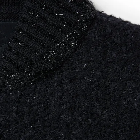 Wool Lamé Bouclé Zip Jacket
