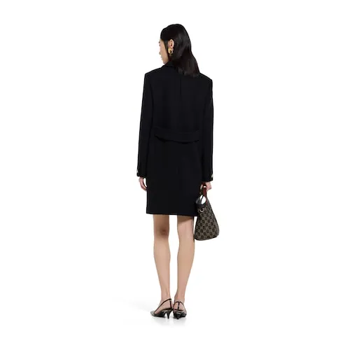 Batavia Wool Coat With Patch