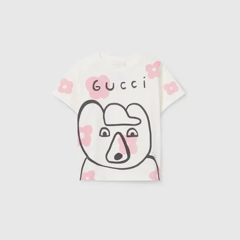 Baby Cotton T-Shirt With Print
