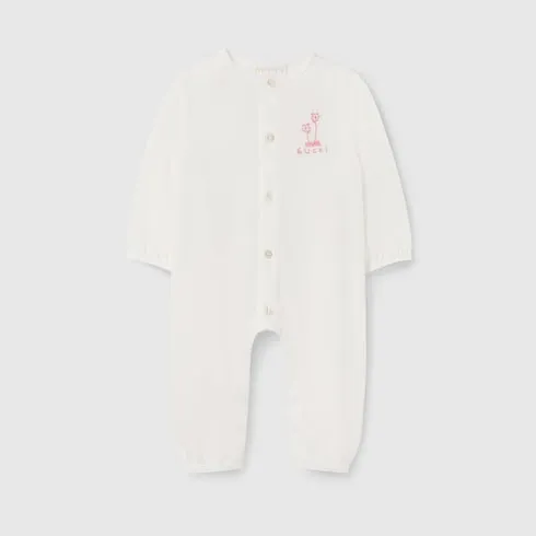 Baby Cotton One-Piece With Print