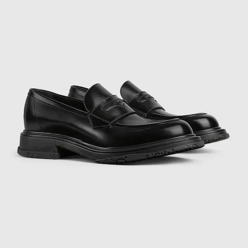 Loafer With Tonal Logo
