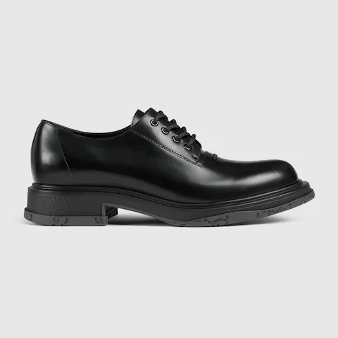 Lace-Up Shoe With Tonal Logo
