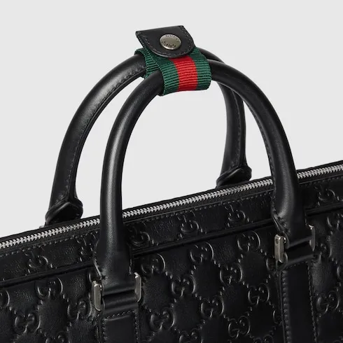 Gg Emblem Large Briefcase