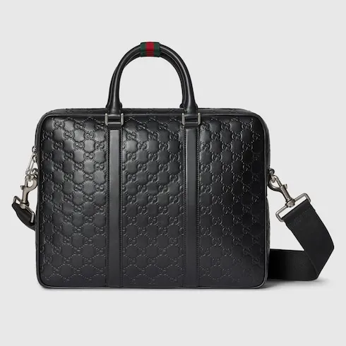 Gg Emblem Large Briefcase