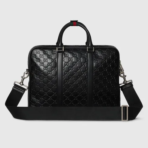 Gg Emblem Large Briefcase