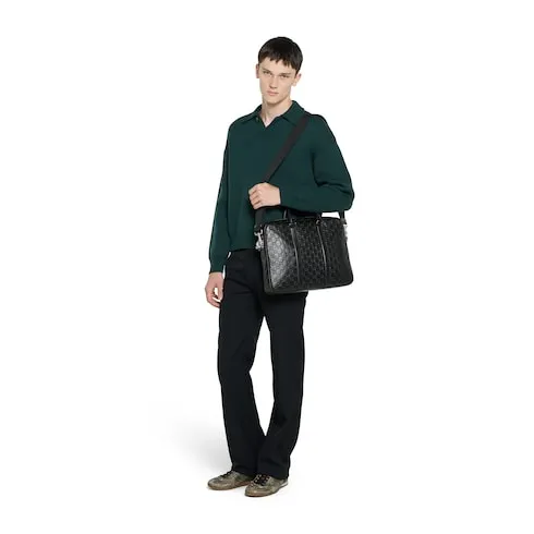 Gg Emblem Large Briefcase