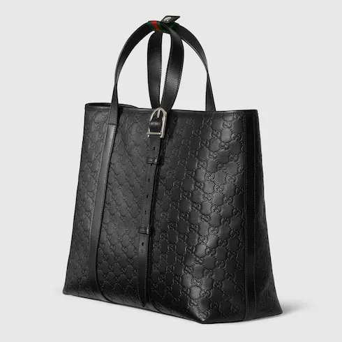Gg Emblem Large Tote Bag