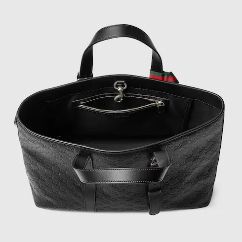 Gg Emblem Large Tote Bag