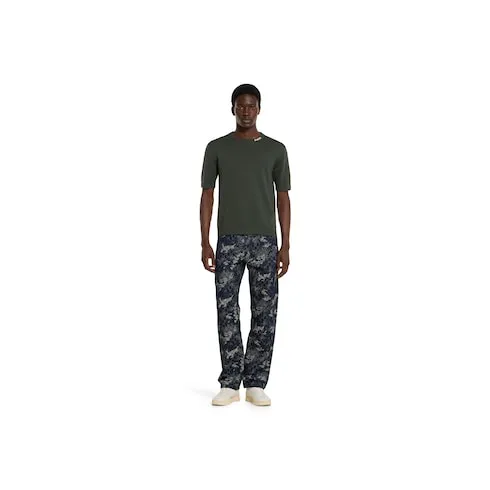 Gg Jacquard Denim Pant