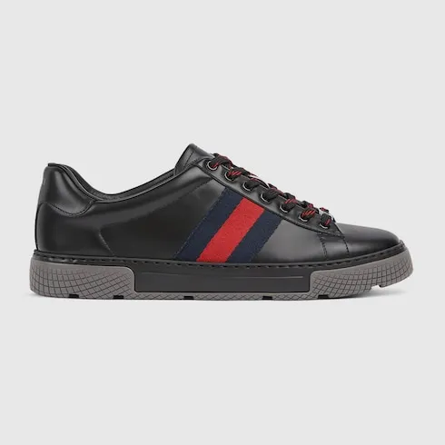 Gucci Ace Trainers With Web
