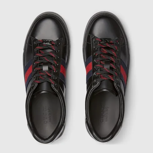 Gucci Ace Trainers With Web
