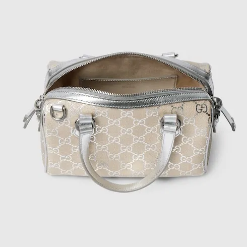 Gg Emblem Small Boston Bag