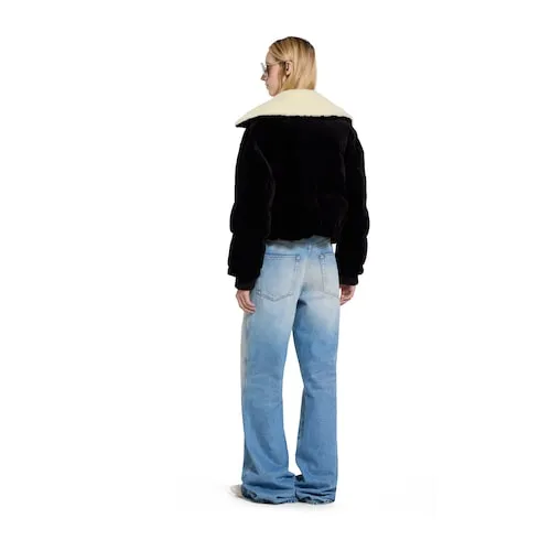 Cotton Velvet Puffer Bomber