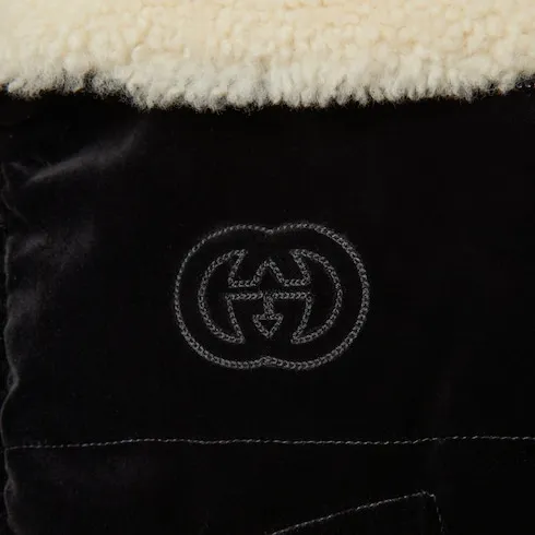 Cotton Velvet Puffer Bomber