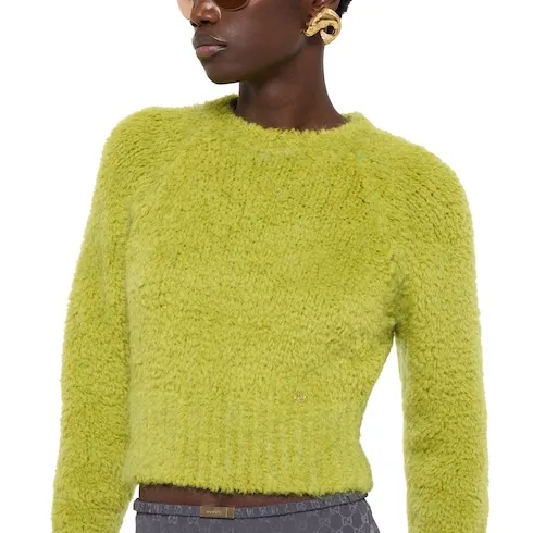 Brushed Wool Mohair Blend Jumper