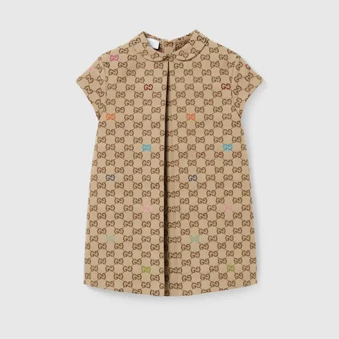 Children's Gg Canvas Dress