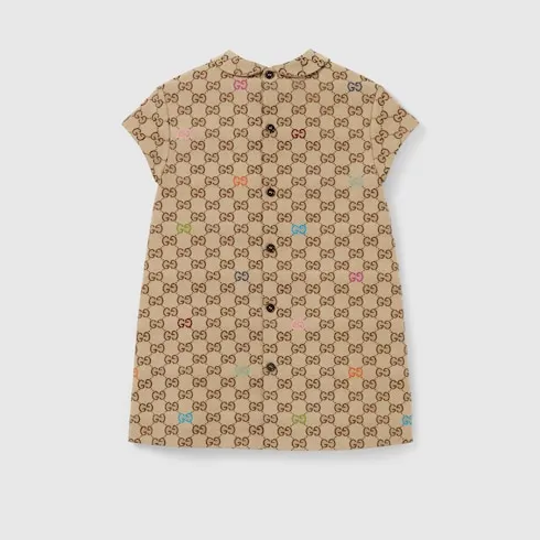 Children's Gg Canvas Dress