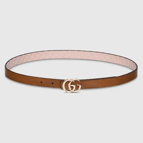 Reversible Gg Marmont Thin Belt