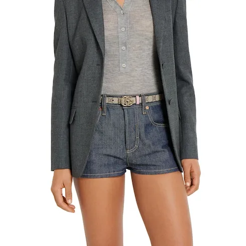 Reversible Gg Marmont Thin Belt