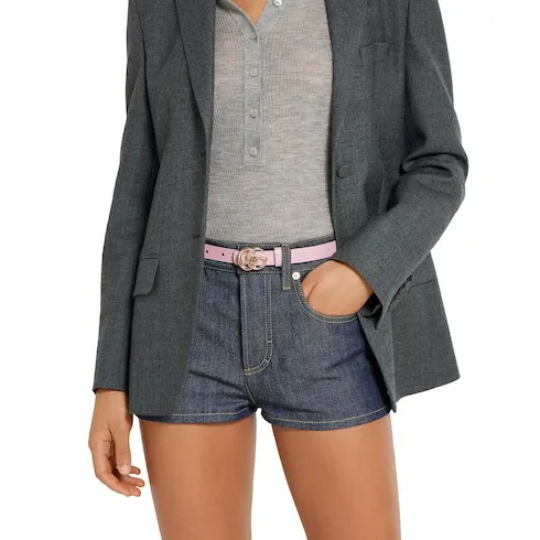 Reversible Gg Marmont Thin Belt
