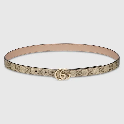 Reversible Gg Marmont Thin Belt