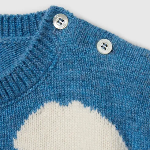 Baby Wool Jumper With Embroidery