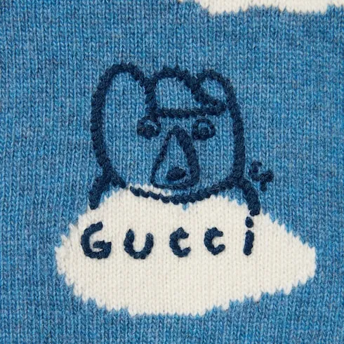 Baby Wool Jumper With Embroidery