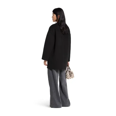 Reversible Silk Wool Coat