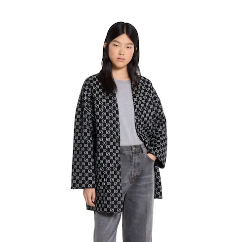 Reversible Silk Wool Coat