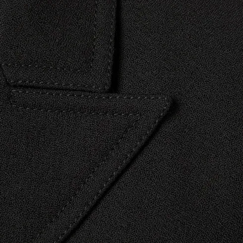 Double-Breasted Wool Sablé Caban