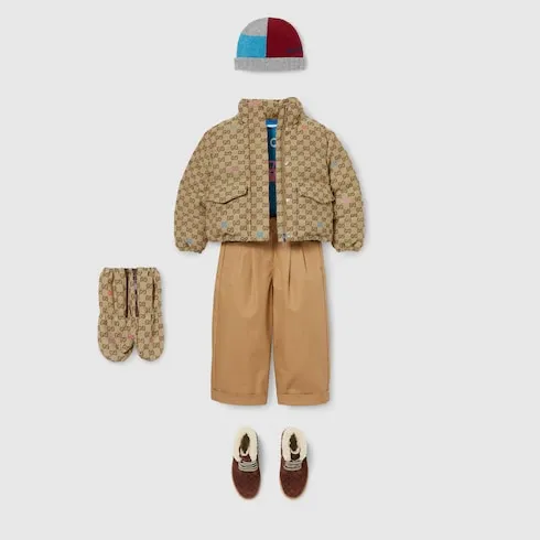 Padded Gg Canvas Jacket