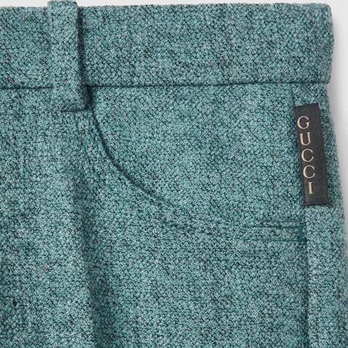 Children's Wool Mouliné Trousers