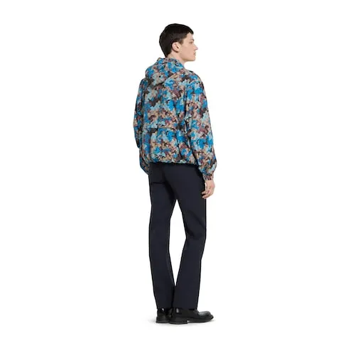 Wool Gabardine Trousers With Embroidery