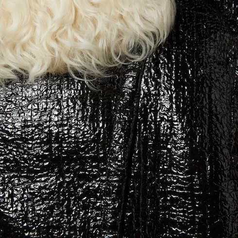 Coated Fabric Bomber Jacket