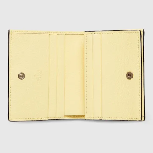 Bi-Colour Gg Marmont Small Wallet