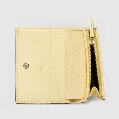 Bi-Colour Gg Marmont Small Wallet